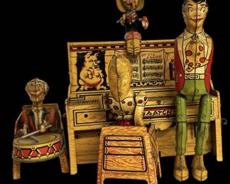 Vintage The Dogpatch 4 Band Tin Litho