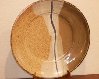 Ethan Allan Large Decorative Ceramic Bowl w/Stand