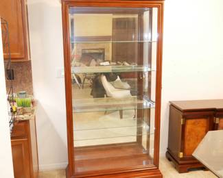 Large Illuminated Display Cabinet