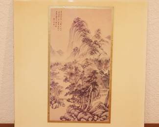 Summer Mountains after Dong Yuan by Wang Jian on Ceramic Tile