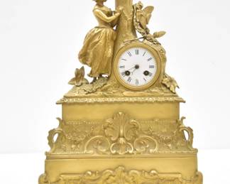 BRONZE EMPIRE CLOCK 