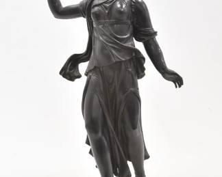 LARGE SECTIONAL BRONZE DIANA 