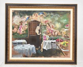 HARRY MCCORMICK OIL ON CANVAS 