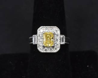 YELLOW DIAMOND RING 