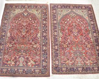 PAIR PERSIAN CARPETS 
