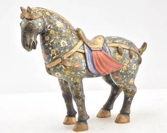 WOODEN TANG HORSE 