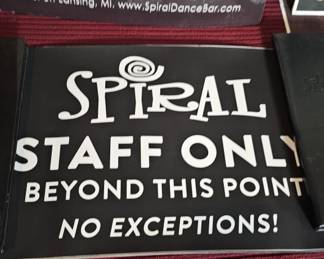 Spiral Bar DJ Sound Booth Door