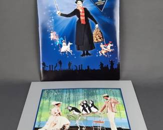 Mary Poppins Lithograph