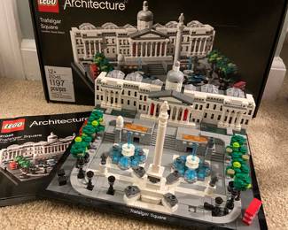 Photos show sets before being taken apart and put in boxes