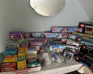 LEGOS,  LEGOS and MORE LEGOS!