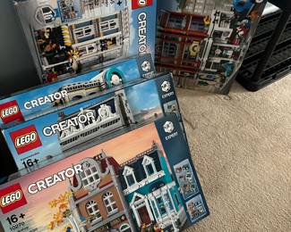 Most of the LEGO sets were pre built