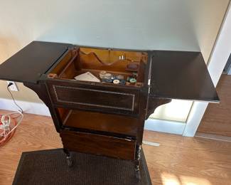 Unique sewing cabinet