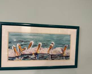 Another original, watercolor, by local artist, Nancy Emerson