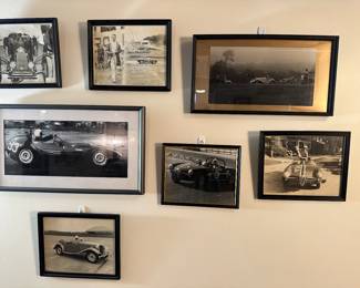 Vintage 1950s race car photos