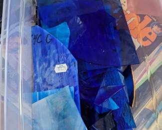 Stain Glass Scrap Bins