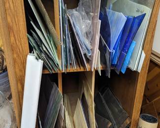 Stain Glass Pieces (sold by pieces or in lots)