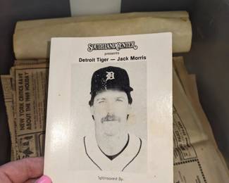 Vintage Detroit Tigers 1984 World Series Champions Memorabilia