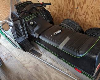 Trailer & (4) Snowmobiles Sold Together (Snowmobiles do not run. The carburetors need to bee cleaned. The last time they were used was 2006)