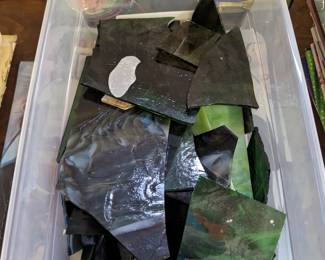 Stain Glass Scrap Bins 