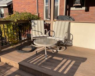 THREE PIECE PATIO SET