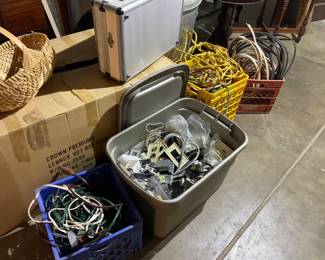 TUBS OF COPPER WIRE SCRAP