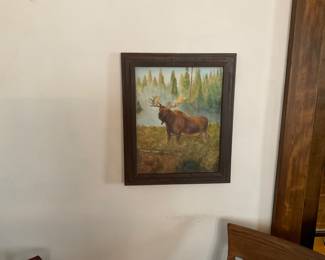 THE MOOSE. PAINTING