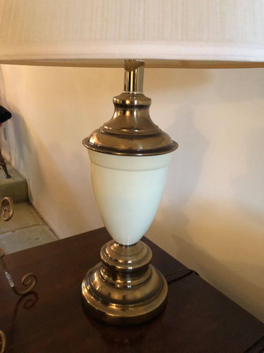 Sleek Smooth matching Glass lamps to bring your room to life #1. $80  obo