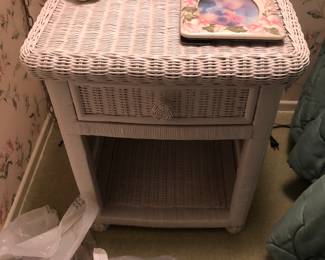 Wicker Night Stand