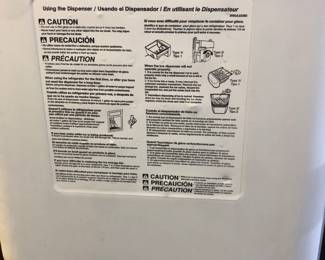 Kenmore Elite Refrigerator Side by Side Black $900