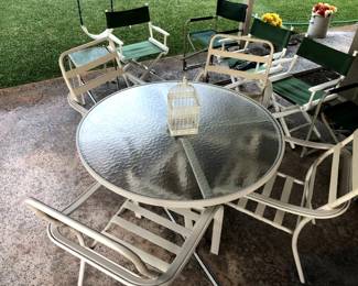Patio Set With 4 Chairs