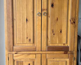 Knotty Pine Armoire
