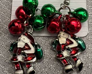 Santa Earrings