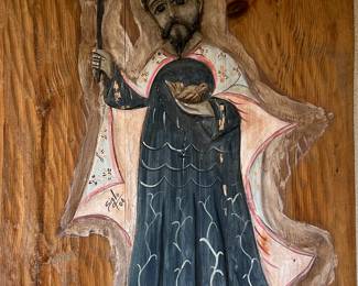 Hand Carved Wood Art