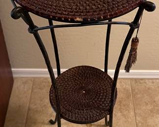 Wicker Side Table