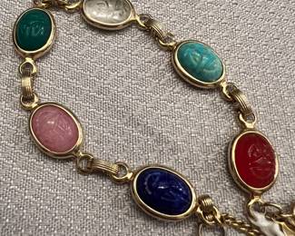 Judy Lee Scarab Bracelet