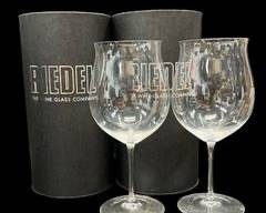 Lot of Two Oversized Riedel Wine Glasses in orig boxes
