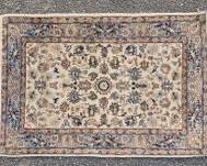 Vintage Persian Hand Knotted Area Rug Wool
