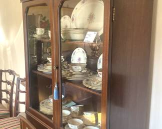 China cabinet with storage and display space