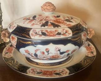 Antique tureen and underplate