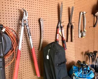 Garage peg board finds