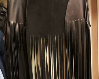 Fringed vest - made in France especially for Neiman-Marcus