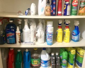 More cleaning products