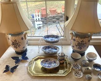 Blue & white selections