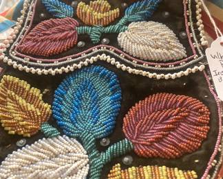 Colorful beaded bag