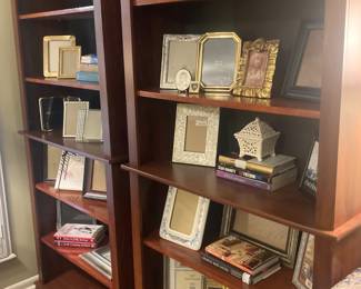 Two of several bookshelves