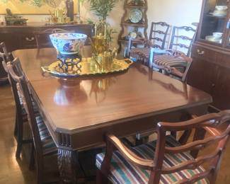 This is one of several dining tables & chairs.