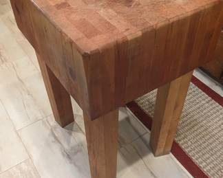 butcher block.. HEAVY!!