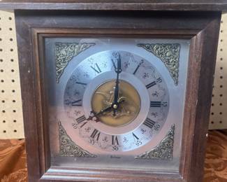 Bulova Mantle Clock Anheuser-Busch A & Eagle Face