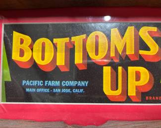 (10+) Signs, Framed Labels, Plates & Related