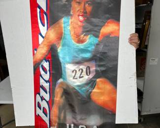 Jackie Joyner Kersee Advertising Flag